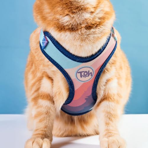 Arnés para gato antitirones correa regulable diseño Alpaca confort 4