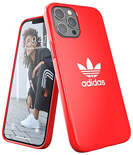 Coque iPhone 12 Pro Max adidas rouge au quotidien pour look urbain actif
