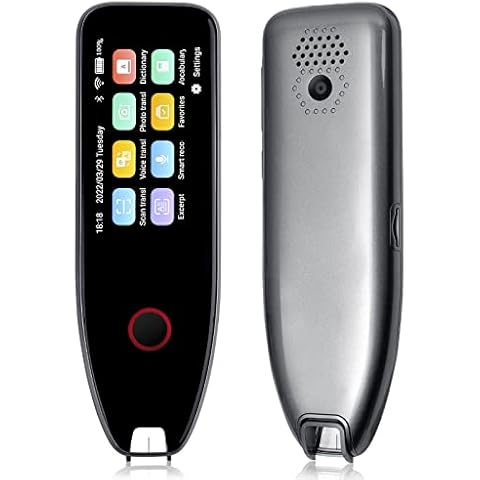 Scanner Pen for Dyslexia Language Translator Support 112 Speech Reading Device WiFi/Offline Translation Reading Pen, Smart Scanner Pen with Camera Cover