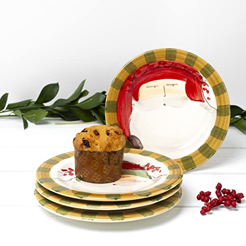 Vietri Old St. Nick Holiday Collection Italian Dinnerware Sets (Salad Plates, Set Of 4) #TOP5