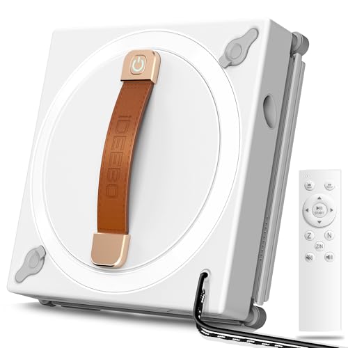 iDEEBO G500B Robot Laveur de Vitres, Robot Nettoyeur Vitre avec Système de Pulvérisation à 2...