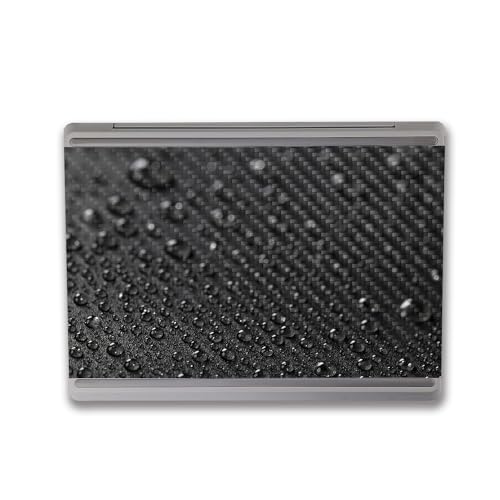 Image of MightySkins Carbon Fiber Skin Compatible with Microsoft Surface Laptop Go 3 (2023) Full Wrap Kit - Dewdrop | Protective, Durable Textured Carbon Fiber Finish | Made in The USA