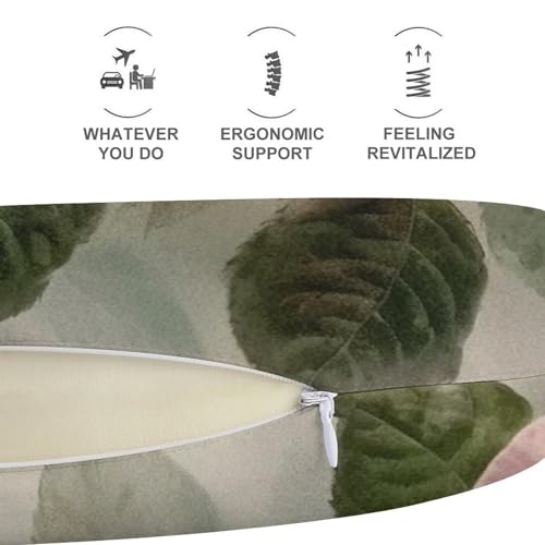 Almohada de viaje espuma viscoelástica tamaño único miniatura 5
