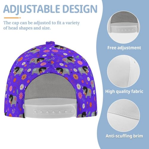 Baseball Cap, Personalized Boys Girls Hat, Trucker Hats for Kids Adults4