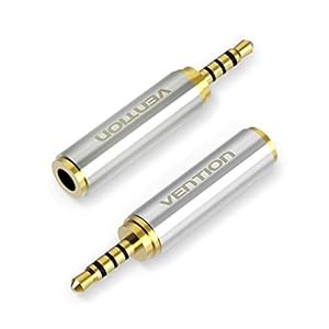 Vention 3.5mm Vrouwelijke naar 2.5mm Mannelijke Audio Adapter Converter Premium Kwaliteit Hoofdtelefoon Oortelefoon…