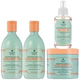 Nature Spell Growth Complex Hair Growth Set, Includes Shampoo, Conditioner, Mask & Oil with Hyaluronic Acid and Vitamin B5, For All Hair Types, Colour Safe, Vegan, Pack of 4