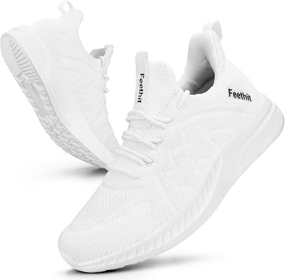 Feethit Womens Running Shoes Tennis Walking Shoes Slip on Sneakers Lightweight Gym Shoes for Workout Work Travel Athletic