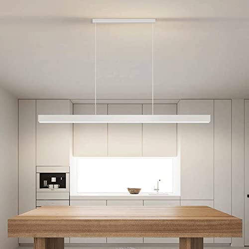 Lámpara colgante rectangular sin sombras molestas con panel acrílico difusor 6000K 3