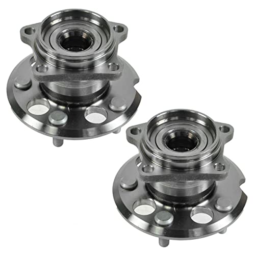 Image of TRQ Rear Left and Right Wheel Bearing and Hub Assembly Set 2 Piece Compatible with 2001-2005 Toyota RAV4 All Wheel Drive