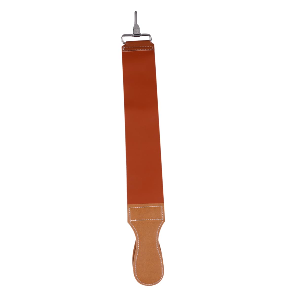 Beavorty 3pcs Leather and Canvas Double-layer Strop with Hanging Buckle for Straight and Blades Cowhide Material for Smoother Shaving