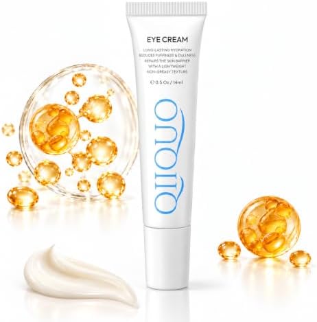 Contorno de Ojos con Retinol, Péptidos y Cafeína, 4% Niacinamida y 3 Ceramidas para Ojeras, Bolsas, Líneas de Expresión y Arrugas, Hidratante para Piel Sensible, Sin Perfume, Textura Ligera