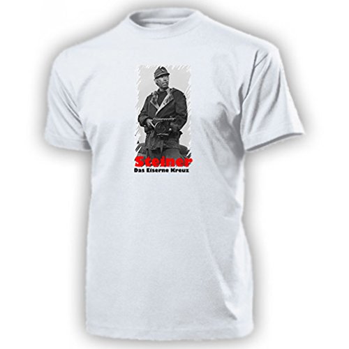 Steiner The Iron Cross Film Cross of Iron James 13216 T-Shirt - White - XXX-Large
