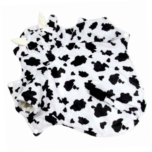 Disfraz para perro con diseño de vaca talla XS