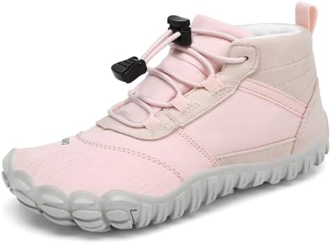 SAGUARO Kinder Barfußschuhe Leicht Weich Trekking-Wanderschuhe Atmungsaktiv rutschfest Outdoor Fitnessschuhe, Gr.24-36