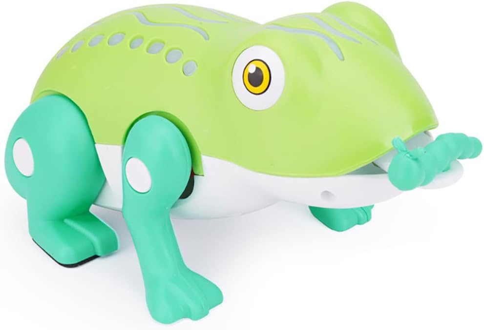 NEXTAKE Simulated Jumping Frog Toy, Insectcatching Jumping