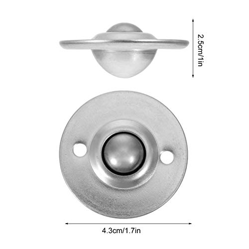 VILLCASE Rolamentos de Transferência de Esferas de 10Pcs de Aço Carbono Unidade de Mesa de Rolos de