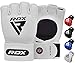 RDX Guantes MMA para Artes Marciales y Grappling Entrenamiento, Palma Abierta Maya Hide Cuero Lucha Guantillas, Bueno para Sparring, Kickboxing, Muay Thai, Krav Maga y Combate Training