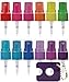 Essential Oil Spray Tops For 5, 10, 15 to 100 ml Bottles. Reduce, Reuse and Recycle Your Empty EO Containers and Bottles With Our Fine Mist Sprayer Replacement Pump (Rainbow) by Got Oil Supplies