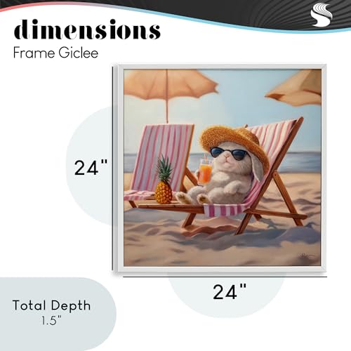 Cadre chignon de plage Stupell Industries œuvre d'art Lucia Heffernan - 5