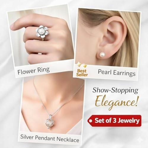 Buy YBN Wish Pearl Necklace Set - Image 2