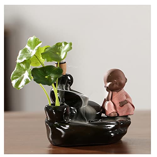 mozhixue Räucherbrunnen Buddha Reflux, Räuchergefäß mit 20 Stück, Keramik, Räucherstäbchenhalter, nicht denken Cover