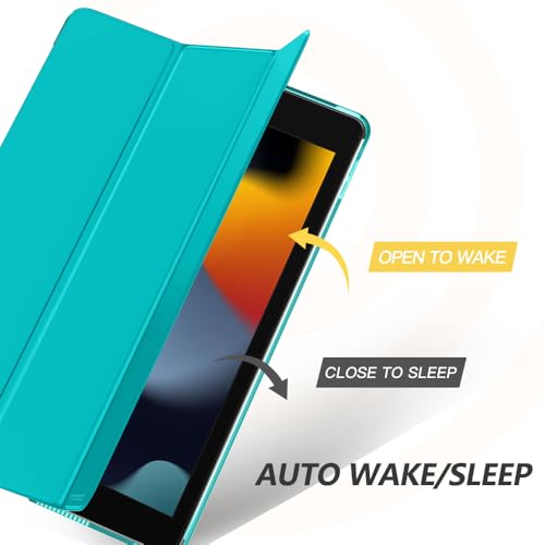 Image of Moko Smart Case for iPad 9th / 8th / 7th Generation Case 10.2 Inch,Bondi Blue