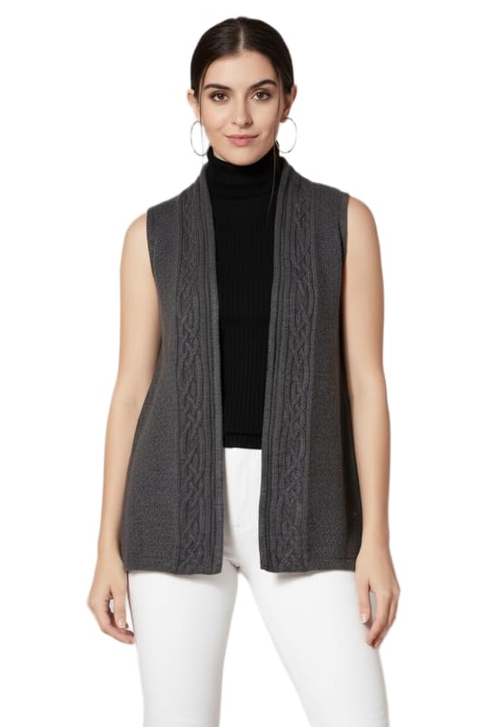 Knit Sleeveless Cardigan Vest - Stylish Women's Sweater Top - Trendy Ladies Outerwear for Every Season