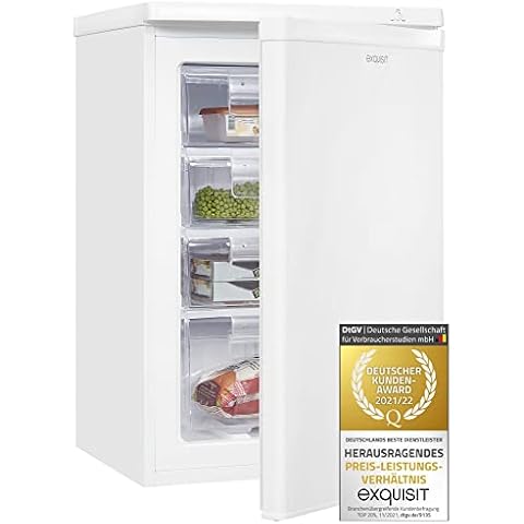 Exquisit Congelador Vertical GS80-040E blanco Cover