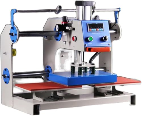 Prensa térmica neumática doble estación 1.5kW con control digital