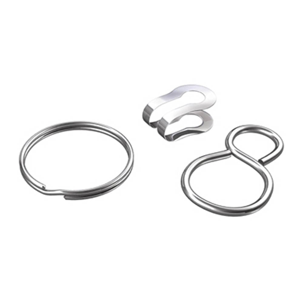 dörner + helmer – Zubehör Dörner + helmer Set für die Kette Kugel Messing vernickelt 10 ST.