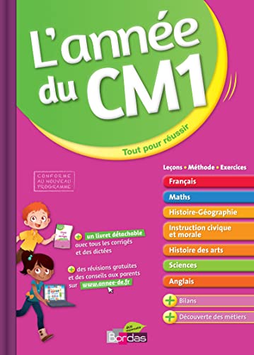 L'ANNEE DU CM1 - TOUT POUR REUSSIR [French] 204731951X Book Cover