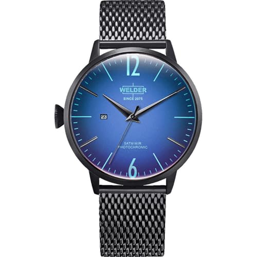 WELDER Chaîne de Montre de Poche WRC408, Noir, Bracelet