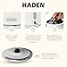 Haden Heritage 1.7 Liter Stainless Steel Electric Kettle, Hot Water Kettle with 360-Degree Base and Auto Shutoff, Ivory & Chrome