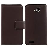 Lankashi Flip Echt Leder Tasche Für Brondi 850 4G 5.7