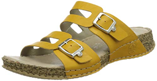 Preisvergleich Produktbild Rieker Damen 61195 Sandale, Gelb, 37 EU