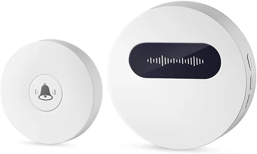 Home Welcome Doorbell Self-Powered Doorbell Waterproof Remote EU Plug Smart Door Bell Chime (D As shown)