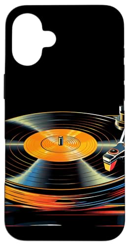 Tourne-Disque Vinyle des années 80 et 90 Musicien DJ Coque pour iPhone 16 Plus