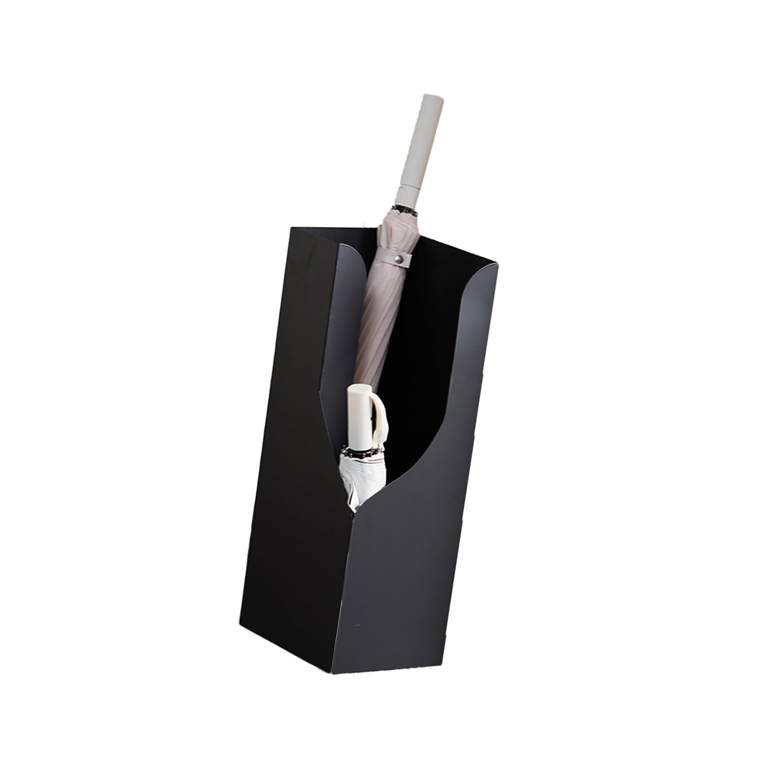 WXPGFEQ Umbrella Stand Rack, Freestanding Square Holder with Removable Drip Tray for Entryway