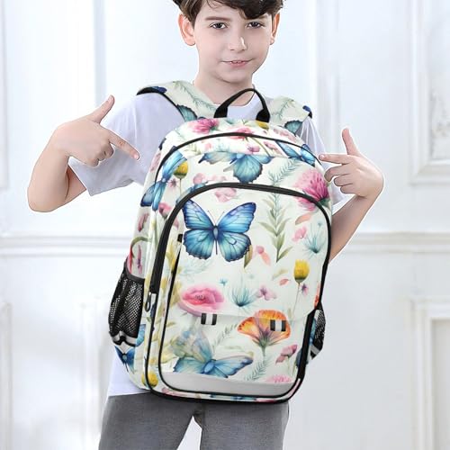 Sac à dos ordinateur portable enfants bleu contre le mal de dos