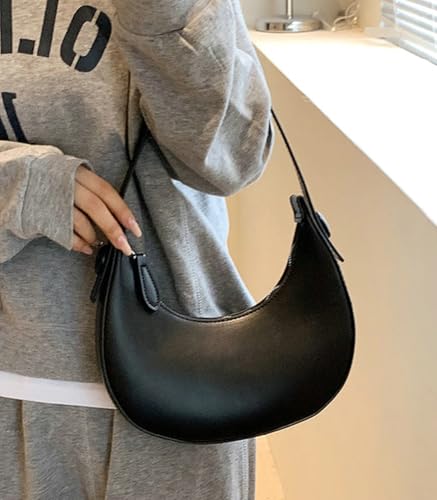 Women's Shoulder Bag Casual Handbag Underarm Fashion Purse Small Crescent Satchels Ladies 20244