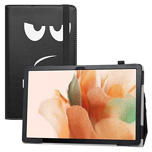 LIFANG Samsung Galaxy Tab S7 FE Funda,Soporte Cuero con Slim PU Funda Caso Case para 12.4" Samsung Galaxy Tab S7 FE (SM-T736B T730 T733) Tableta,Don't Touch Cover