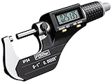 Fowler 54-860-002-1 Electronic IP54 Outside Micrometer, 1-2