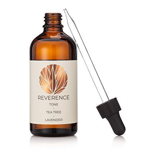 Toner With Tea Tree & Lavender Essential Oil Facial Treatment | Alcohol, Acid-Free, Filler Free 100% Natural Ingredients | Reduce Breakouts, Acne, Blackheads, Shrink Pores, Tighten Facial Skin | 100ml - REVERENCE NATURALS