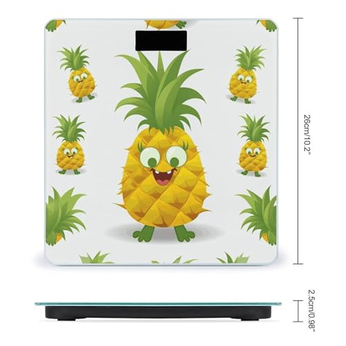 Báscula Digital de Baño de Vidrio Templado con Pantalla LCD miniatura 2