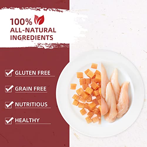 Jungle Calling Soft Chicken Treats For Dog And Cat, Natural Grain Free Chewy Food Snacks For Training Rewards For Small Dogs, High Protein, 10.6 Oz #TOP1
