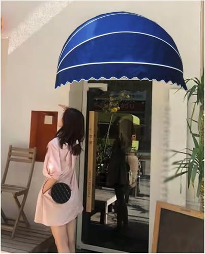 Toldo retráctil plegable resistente al viento con marco de aluminio 2