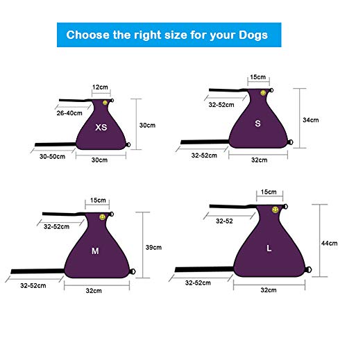 Dog Harness, Chest and Belly Protector Pet Vest Clothes Harness Breathable Waterproof for Dogs Cats Corgi (Medium, Red) - Image 3