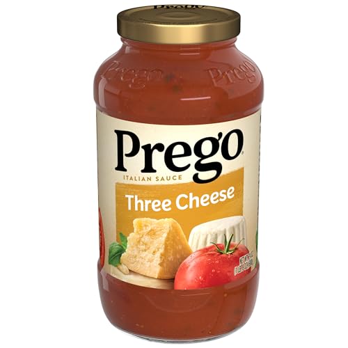 Prego Three Cheese Pasta Sauce, 24 Oz Jar