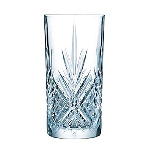 Arcoroc Vasos Altos Vidrio, 38 cl, 6 unidades, Transparente