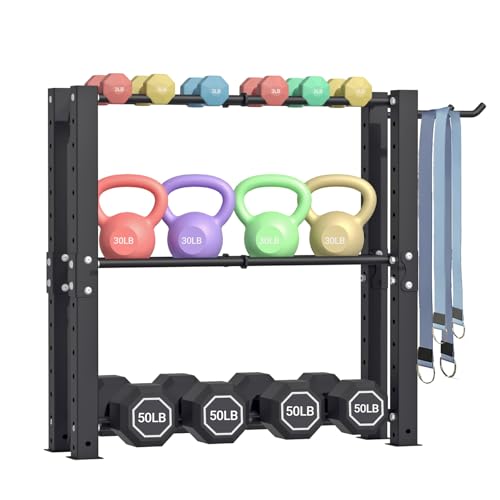 3-Tier Dumbbell Rack for Women, Aesthetic Home Gym Storage for